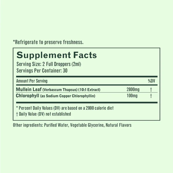 TryAera Mullein + Chlorophyll Daily Drops